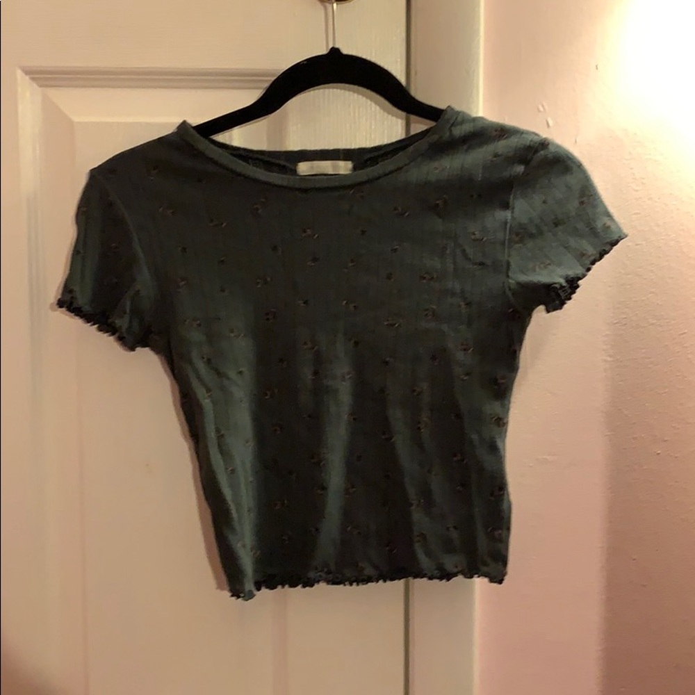 Dark Gray Short Sleeve Shirt